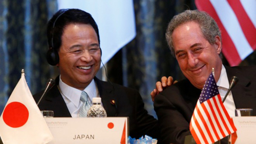 การเจรจาเกี่ยวกับความตกลงทีพีพีระหว่างสหรัฐกับญี่ปุ่นประสบความคืบหน้า